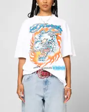 [ED HARDY] Ed Hardy Motor Club T-shirt White - Size XL XL White
