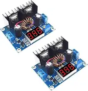 2pcs XH-M404 DC Power Supply Voltage Regulating and Reducing Module Digital Display Voltage Regulating 8A Digital DC Voltage Regulating XL4016E1