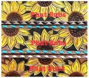 20oz Sublimation Tumbler Wrap Sunflowers Leather Ready To Press Heat Print