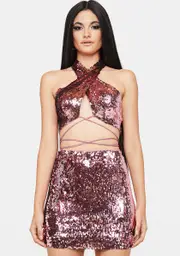 Dancefloor Diva Sequin Set