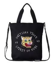 Onitsuka Tiger Official MEDIUM CANVAS BAG Shoulder & Tote Bag (OS size) JAPAN