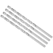 Extra Long Twist Drill Bits 6mm x 160mm HSS Twist Drill Bit 4-Pieces