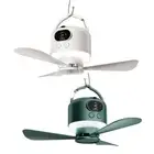 10400mAh USB Rechargeable Remote Controls Ceiling Fan Light for Outdoor Camping