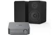 WiiM Barbershop Background Music System Streaming Amp Bookshelf Speake