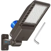 150W LED Flood Dusk to Dawn Outdoor Lighting Commercial Wall Mounted Shoe Box...