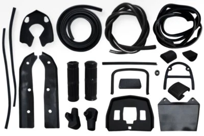 Lambretta rubber bodywork kit Black SX/GP