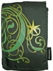 Haldex LM100MN Green Nylon Camera Pouch with Graphic Design