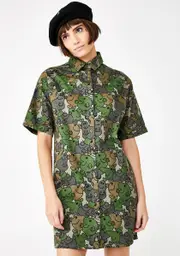 [Lazy Oaf] Mr Men Camo Shirt