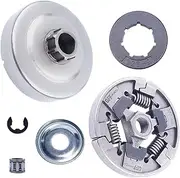 SUOKA Clutch Drum 3/8'' 7T Sprocket Rim Kit for Stihl MS310 MS290 MS390 MS382 Clutch Washer Needle Bearing 1128 007 1001 Saw Parts(Drum B Kit)