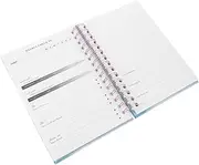 CANIGHT Fitness Journal Notebook Planner for Exercise Weight Lifting Tracking Daily Self Discipline Journal Compact Portable for Management Habit Formation