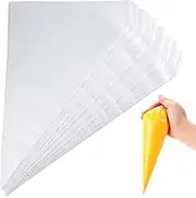 Disposable Piping Bags, Pastry Bags, 100 Pcs Piping Bags, Disposable Icing Piping Pastry Bags for Cookie/Cake Decorating Supplies, Anti Burst and Non-Slip Thicken Cake Decorating Bags (12inch)
