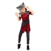 Halloween Party Supplies Miss Hungry Howler Costume Girls 8-10 Years Trick Treat