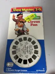 Vintage View Master Stereo 3 Reel SESAME STREET CIRCUS FUN