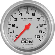 Autometer 3-3/8" In-Dash Tachometer, 0-10,000 RPM, Ultra-Lite (4497)