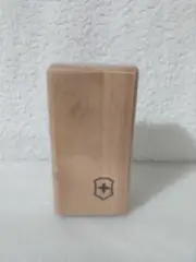 Swiss Army 4 Slot Natural Wood Swivel Knife Block