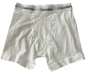 Calvin Klein Mens Cotton Classic Boxer Brief White Small