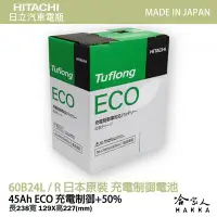 在飛比找Yahoo!奇摩拍賣優惠-【 HITACHI 】60B24L 日本原裝 專用汽車電池 