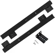 Levemolo 1pair Large Keyboard Tray Slide-Out Keyboard Stand for Office Premium Cold-Rolled Easy Installation Smooth Silent Extension