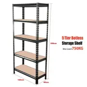 1.2M MDF Board Garage Racking Storage Shelving Warehouse Racks 750kg