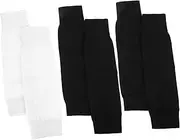 ibasenice 3 Pairs Sports Boys Socks Compression Calf Sleeve Soccer Shin Guards Sleeves Soccer Sock Sleeves Skiing Shin Guards Boys Shin Guard Football Shin Guard Polyester