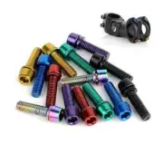 4pcs Stainless Steel Stem Bolts MTB Road Bike Screw M5 5mm x 18mm Screw Bicycle