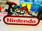 Mario & Luigi Nintendo Light Up Sign - Unique Wall Art