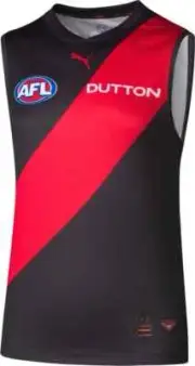 Essendon Bombers 2025 Kids Kids Home Guernsey Sizes 6-16 BNWT