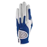 4 Zero Friction Women's Compression One Size Golf Gloves - Left Hand - Blue