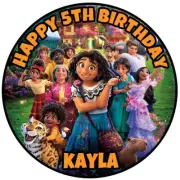 1x Large 19cm ENCANTO Edible Cake Topper Rice Wafer Paper DISNEY KIDS MOVIE
