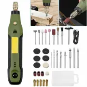 Mini Electric Engraving Pen Cordless Grinder Root jade Carving DIY Polishing Kit