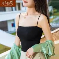 在飛比找ETMall東森購物網優惠-美背文胸一體法式西裝吊帶背心