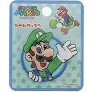 Inagaki MRS008 Decorative Super Mario Stickers, Patch, Luigi, Sticker and Iron, Adhesive
