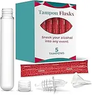 Secret Flasks - Tampon Flask - 5 Shot Capacity - Smuggle Your Booze into Any Event with This Secret Flask & Avoid Overpriced Drinks