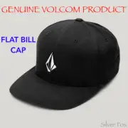 VOLCOM CAP FULL STONE BLACK XFIT 2 FLEXFIT FLEX FIT CAP HAT BRAND NEW WITH TAGS