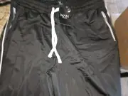 Boohooman slim split hem sweatpants 4xl
