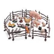 5 Styles Simulation Farm Ranch Model Fence Set PVC Panel Gates for Train Layout