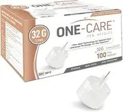 ONE-CARE Pen Needles 32G x 5mm, Box of 100, Universal Fit