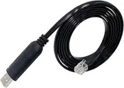 FT232RL USB Uart TTL to RJ12 6P6C AZ-GTI Install PC Link Communication EQMOD Cable PC Control Flat Cable
