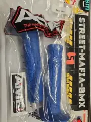 AME TRI BLUE BMX bike Grips usa! FIT OLD SCHOOL BMX freestyle SE GT HARO HUTCH