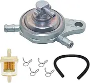 Fuel Valve Petcock Shut Off Tank Switch Fits For GY6 50cc 70cc 90cc 100cc 125cc 150cc 139QMB 152QMI 157QMJ Roketa SUNL Taotao Moped Go-Kart Chinese Scooter ATV