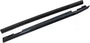 V Style Carbon Fiber Car Side Skirts Lip Extensions Compatible for Benz C Class W204 C63 Coupe Sedan Tuning 2007-2014(4 Doors)