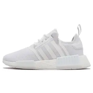 【adidas 愛迪達】休閒鞋 NMD_R1 Primeblue 女鞋 愛迪達 襪套 Boost避震 舒適 穿搭 全白(GX8313)