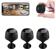 3 PACK Security Camera System Indoor Home Wireless Wifi Night Camera HD1080P