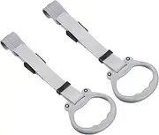 Abaodam 2 Pack Baby Pull up Rings for Playpen Standing Pull Handles for Infant Cot Non-Slip Safety Gate Accessories