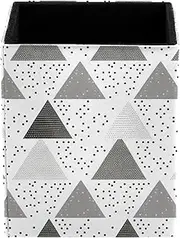 Pen Holder,Pen Organizer for Desk,Black Gray White Geometry,Office Desk Accessories