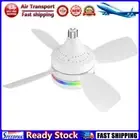 LF# E27 Socket Ceiling Fans with Lights LED Light Bulb Fan with Remote Control (
