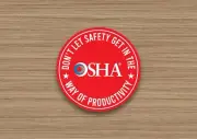 Funny OSHA / Hardhat Sticker Don't Let OSHA Get In The Way Of Productivity