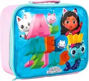 Gabby's Dollhouse Rectangular Insulated Lunch Box Bag for Boys and Girls, Perfect Size for Packing Hot or Cold Snacks for School and Travel, BPA Free