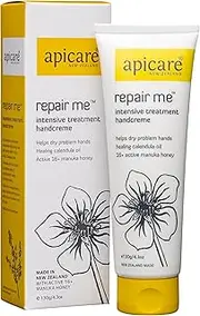 Apicare Repair Me Calendula and Manuka Honey Handcream, Aloe Vera, 130 gram