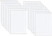 Acrylic Sheets - 15 Pack of 5x7 Thick Clear Extruded Plexiglass for Picture Frame Glass Replacement, Projects Display & Painting - Laser Cut for Smooth Edges,DIY Craft